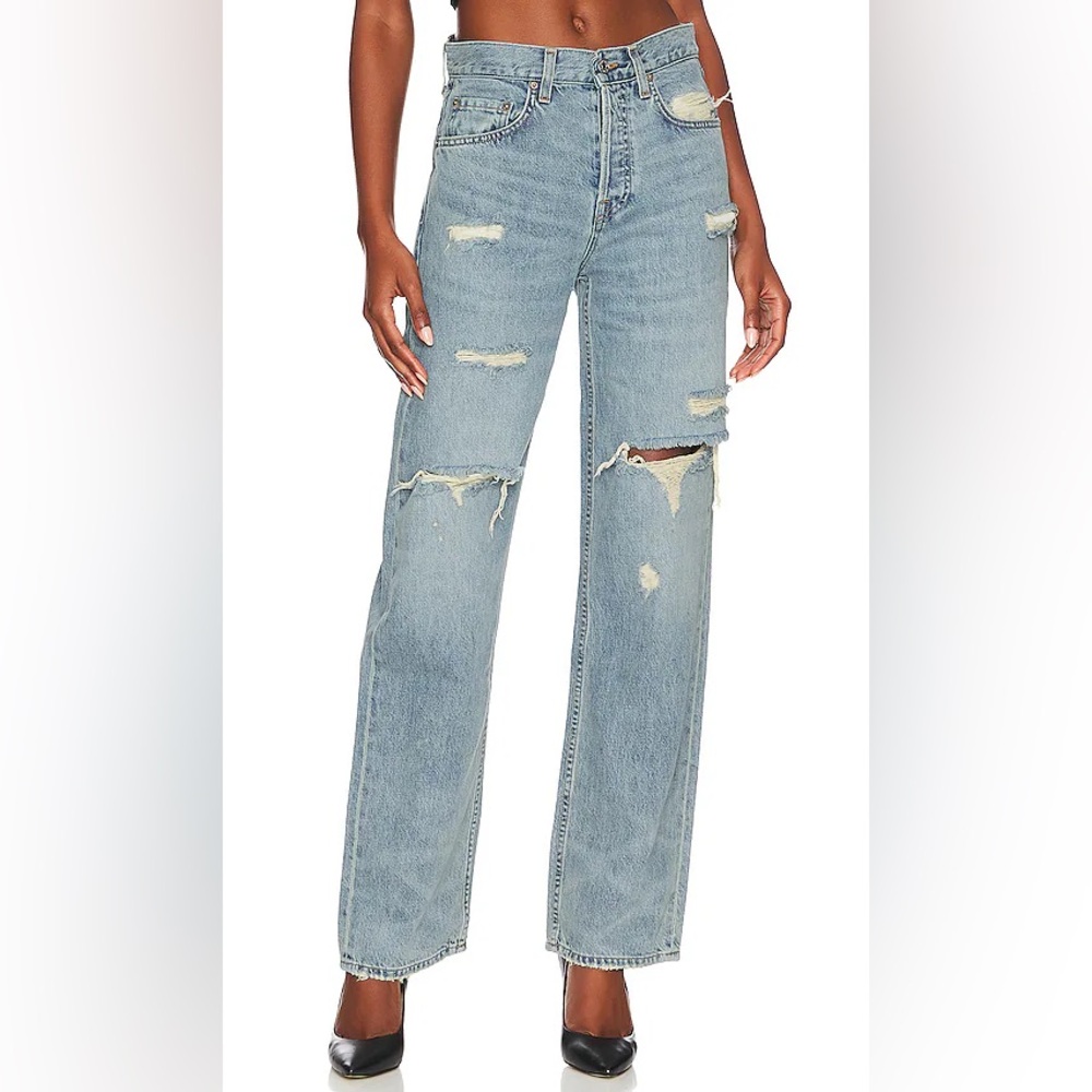 GRLFRND Bella Low Rise Boyfriend Jean in Telegraph Hill